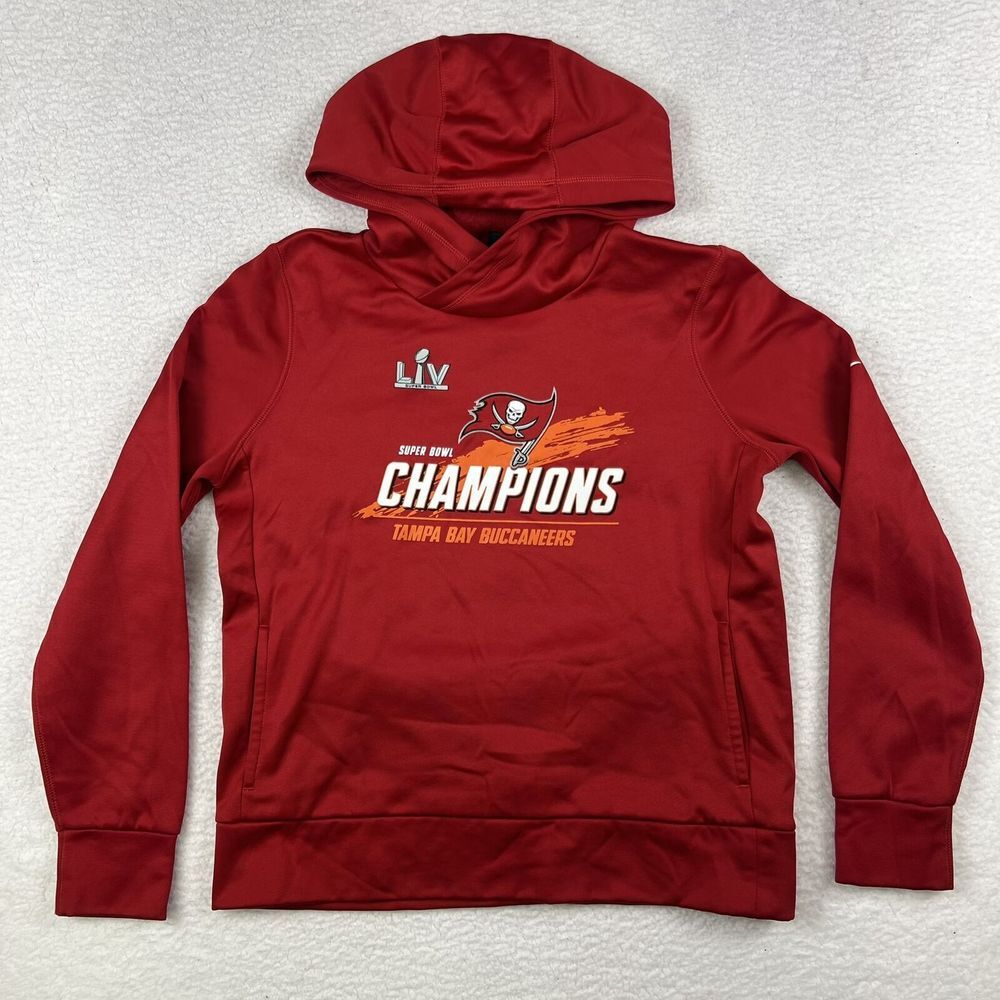 Tampa Bay Buccaneers Hoodie Mens Medium Nike Super Bowl‎ LV Champions